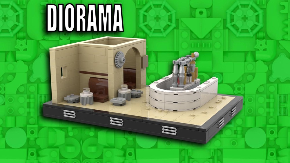 Lego Mos Eisley Cantina Alternate Diorama Build [Base instructions FREE in description]