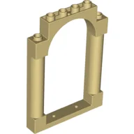Panel 1 x 6 x 7 with 2 Columns and Arch / Tan
