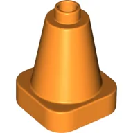 Duplo Cone 2 x 2 Square Base / Orange