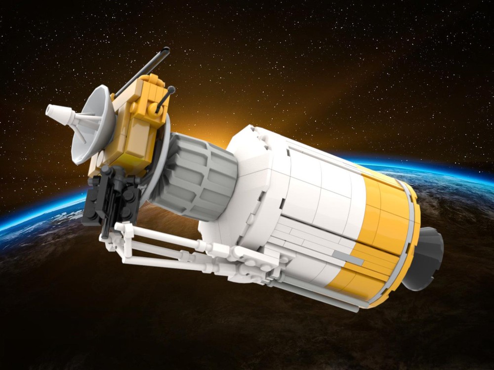 Lego Ulysses space-probe [more detailed]