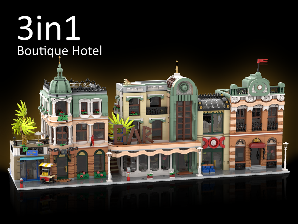 Lego 3in1 10297 Boutique Hotel Alternative Builds