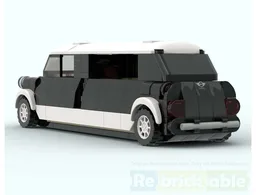 Mini Cooper Limousine Black & White V.2