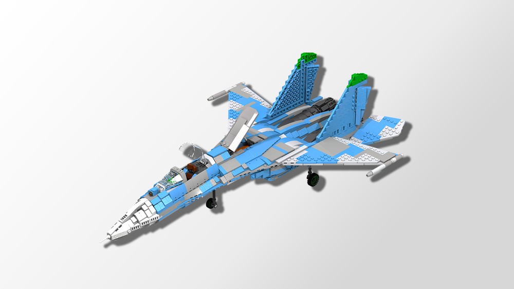 Lego Sukhoi SU-27 - Minifig Scale