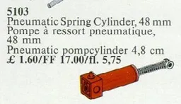 Pneumatic Spring Cylinder, 48 mm