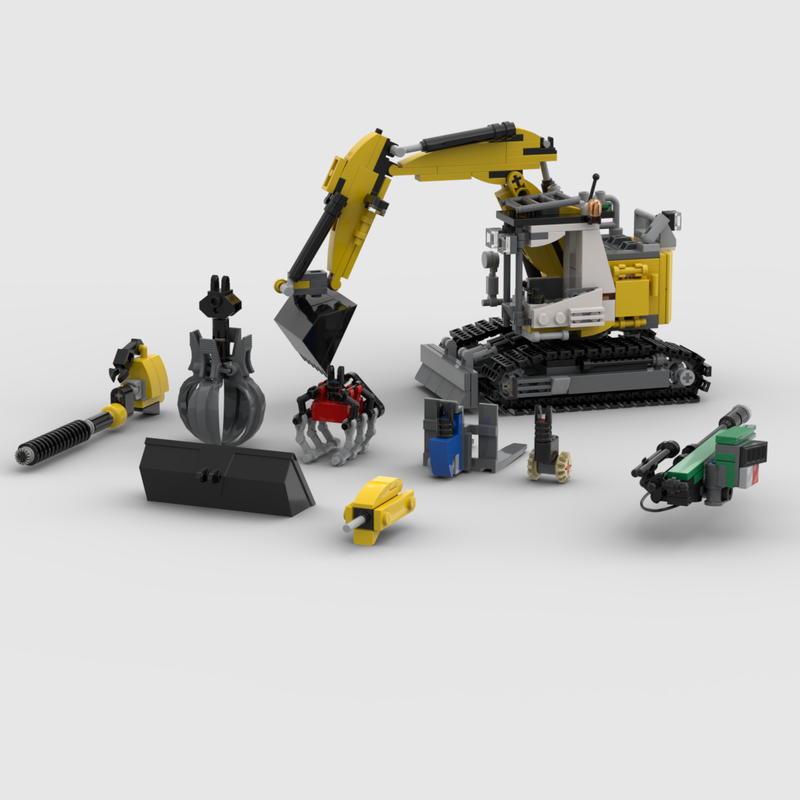 Lego Compact Liebherr Excavator