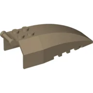 Windscreen 8 x 4 x 2 with 4 Studs and Handle / Dark Tan