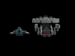Mini Enterprise + Stardestroyer