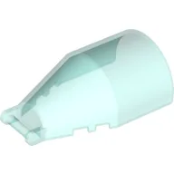 Windscreen 7 x 4 x 2 Round with Handle / Trans-Light Blue