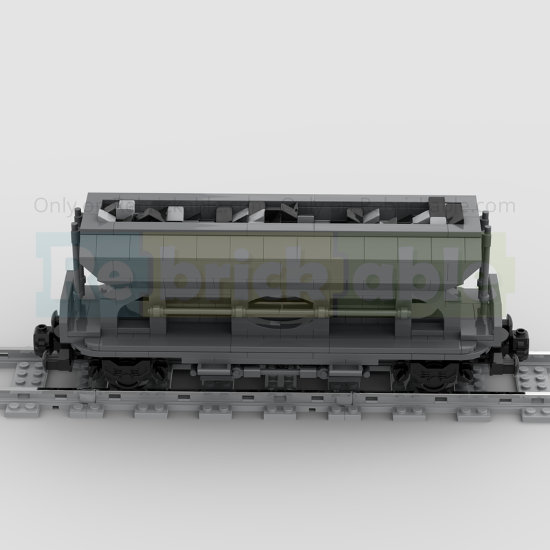 Lego 8W German Train DB Schüttgutwagen