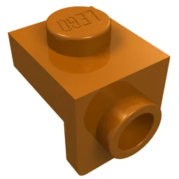 Bracket 1 x 1 - 1 x 1 / Dark Orange