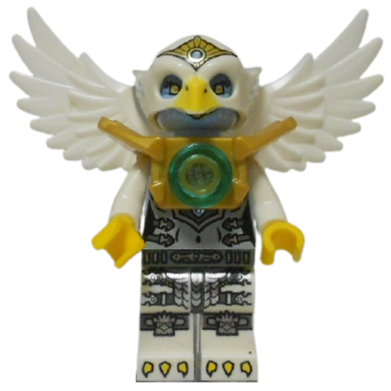 Lego Eris in Silver Outfit with Pearl Gold Shoulder Armor