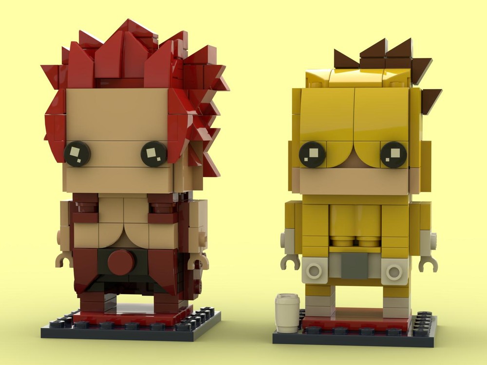Lego Eijiro Kirishima & Rikido Sato - My Hero Academia BrickHeadz