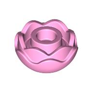 Lego Plant, Flower, Peony Rose with 2 Layers / Bright Pink