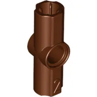 Technic Axle and Pin Connector Angled #2 - 180° / Reddish Brown