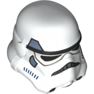Lego Helmet Stormtrooper, Dotted Mouth, Blue and Sand Blue Print