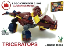 Triceratops Dinosaur MOC - Lego Creator 31102