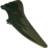Animal Body Part, Dinosaur, Pteranodon Wing, Left with Marbled Olive Green Pattern / Dark Green