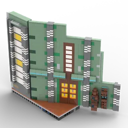 Stargate Atlantis That Nameless Closing Wall 😄 (LEGO® colors)