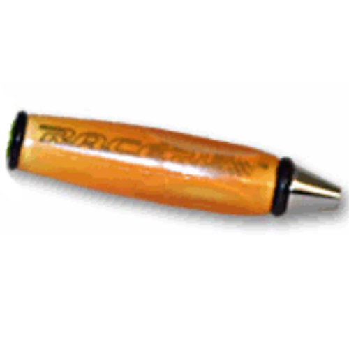 Lego Pen Body, with Chrome Tip, Black Ends with 'RACERS' Print
