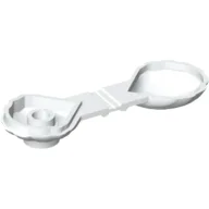 Animal, Clam [Type 2 - Locking Edge on Inner Lip] / White