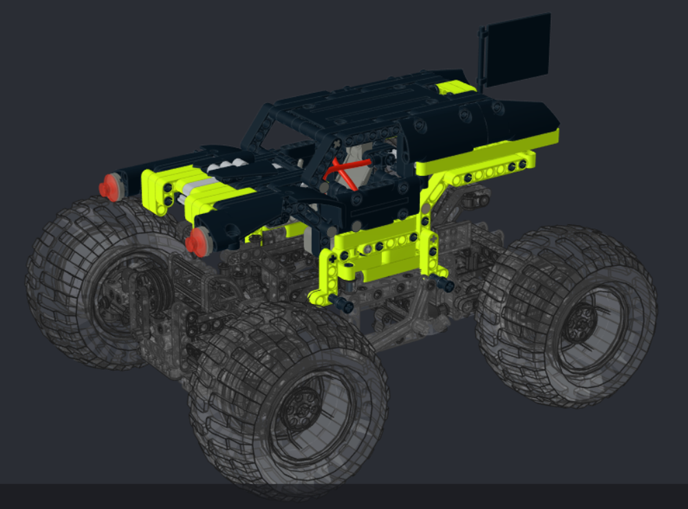 Lego Grave 4x4 Monster