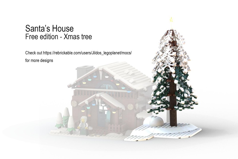Lego Santa's House - Xmas Tree (Free version)