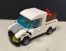 Small blue pickup