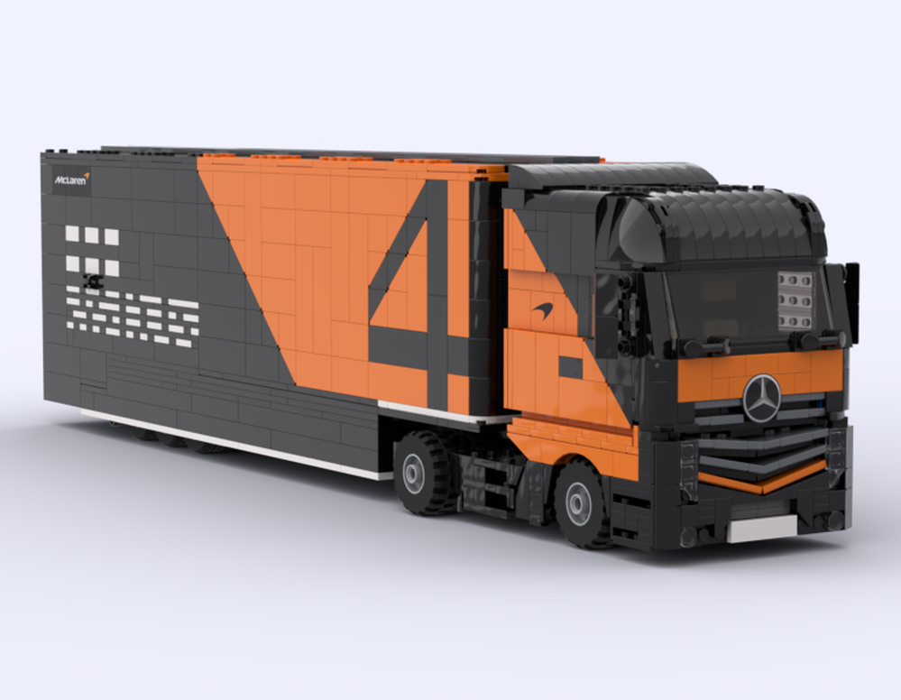 Lego Lando Norris F1 Truck