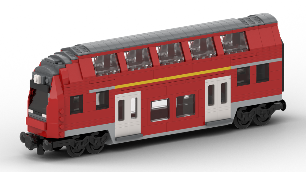 Lego IRE control cab coach / IRE Doppelstock-Steuerwagen