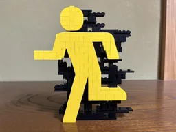 The Running Man from the Emergency Exit Sign