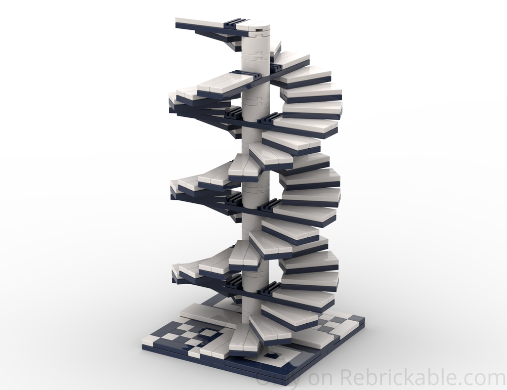Lego Double Helix Staircase
