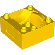 Lego Duplo Train Cab / Tender Base / Yellow