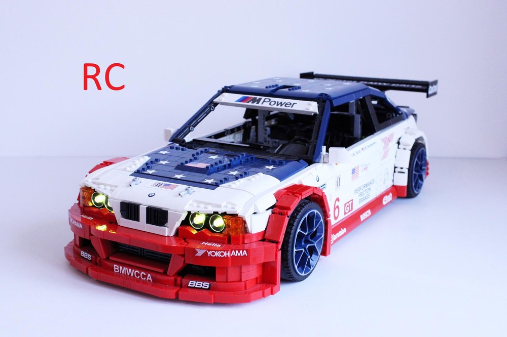 Lego BMW M3 E46 GTR ALMS 2001 - RC