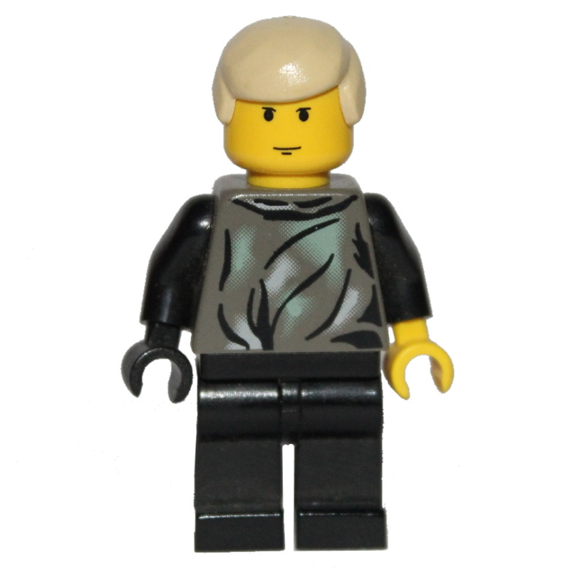 Lego Luke Skywalker, Endor Outfit, Yellow Skin