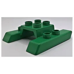 Duplo Helicopter Skids Small / Green