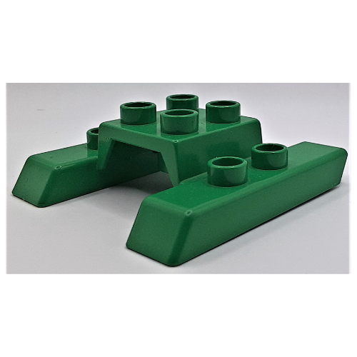 Lego Duplo Helicopter Skids Small / Green