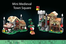 Mini Medieval Town Square
