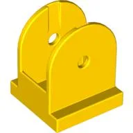 Duplo Train Crossing Barrier / Gate Base / Yellow