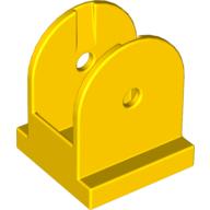 Lego Duplo Train Crossing Barrier / Gate Base / Yellow