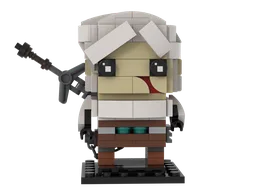 Ciri (Ciriella of Cintra) -The Witcher 3 Wild Hunt Brickheadz Custom MOC
