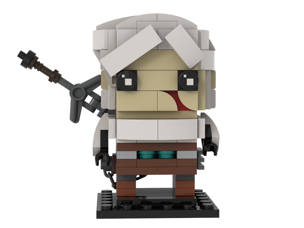 Lego Ciri (Ciriella of Cintra) -The Witcher 3 Wild Hunt Brickheadz Custom MOC