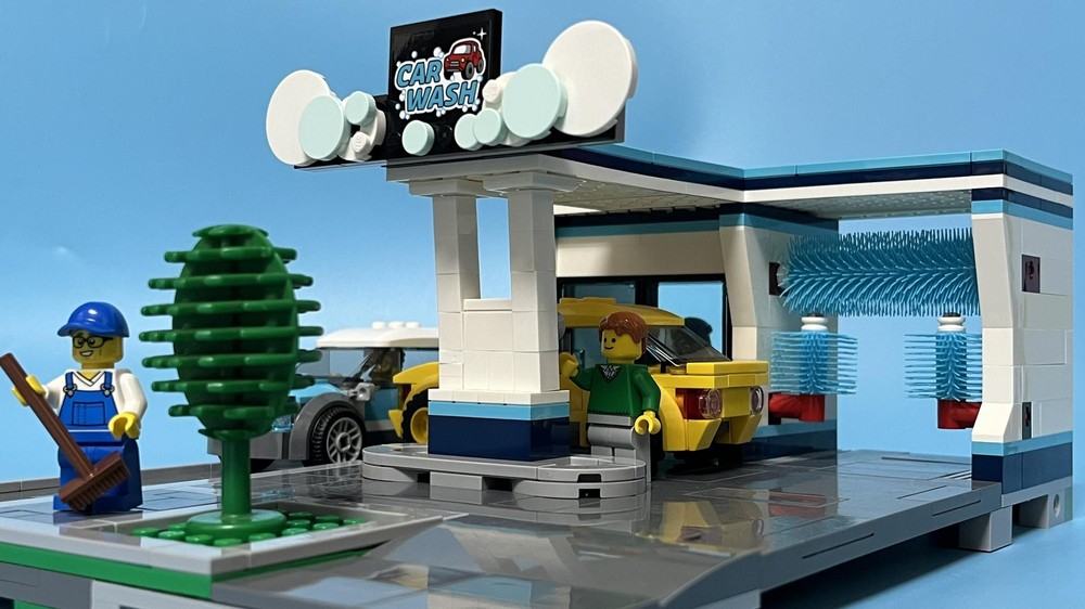 Lego gas station