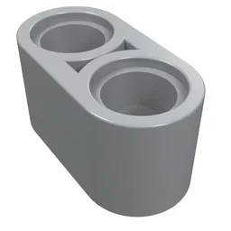 Technic Beam 1 x 2 Thick / Light Bluish Gray