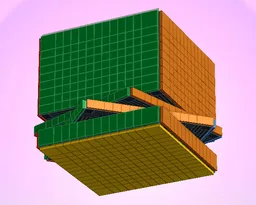 Non-Functional 12x12 Puzzle Cube
