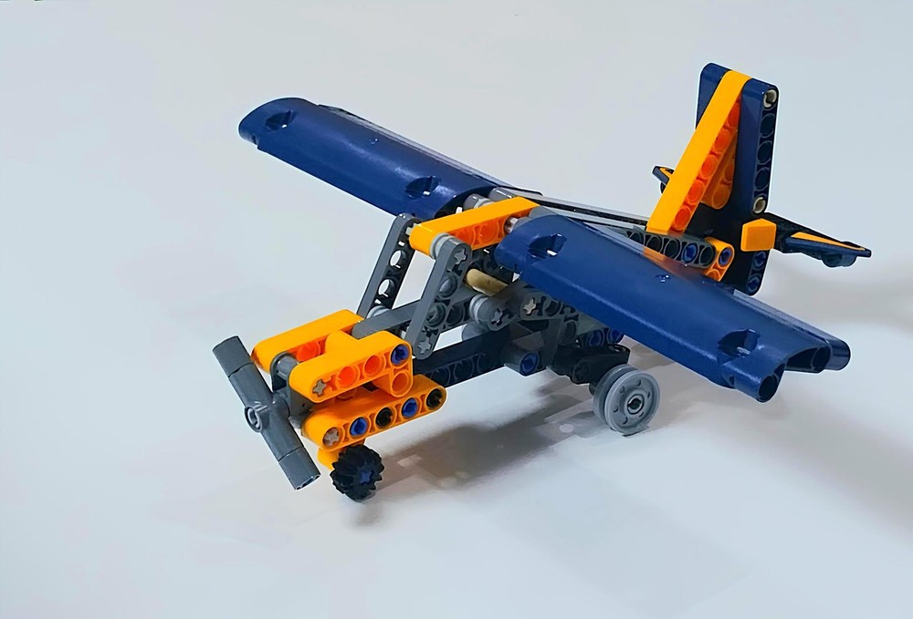 Lego 42147 rebuld - cessna 162