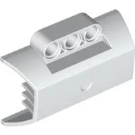 Technic Engine Block Half / Side Intake Panel / White
