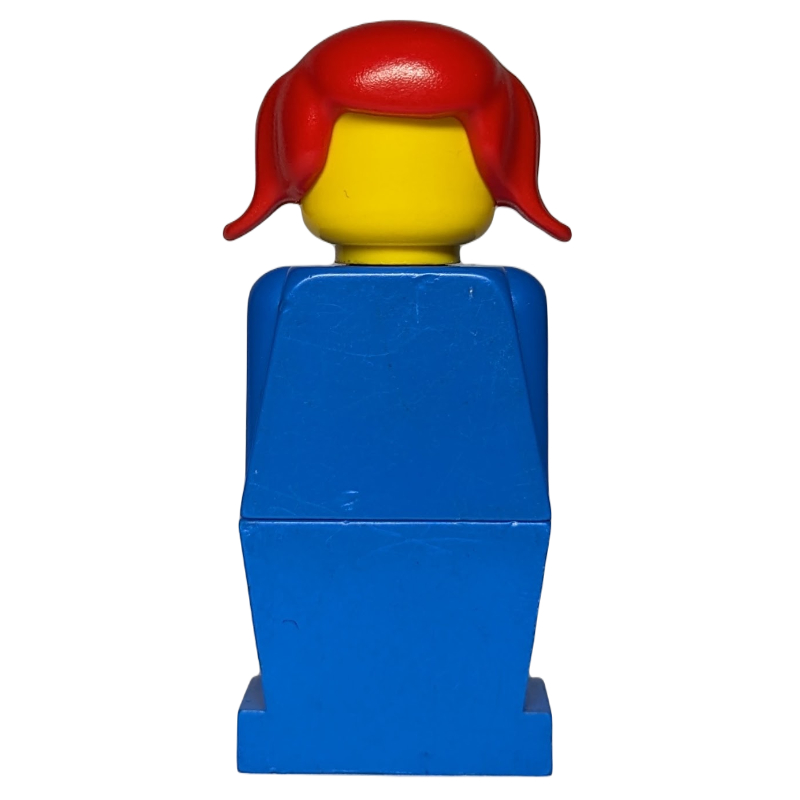 Lego LEGOLAND Female Blue, Red Hair