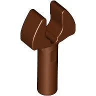 Bar 1L with Clip [Cut Edges and One Side Hole] [Gap in Clip] / Reddish Brown
