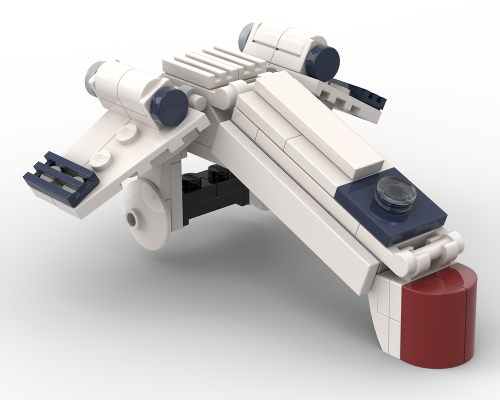 Lego Republic Dropship Mini Build (Magazine-Style) - works with 912308 AT-TE