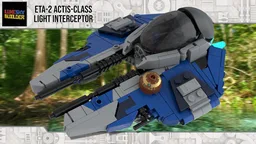 Aayla Secura's Blue Eta-2 Actis-Class Interceptor